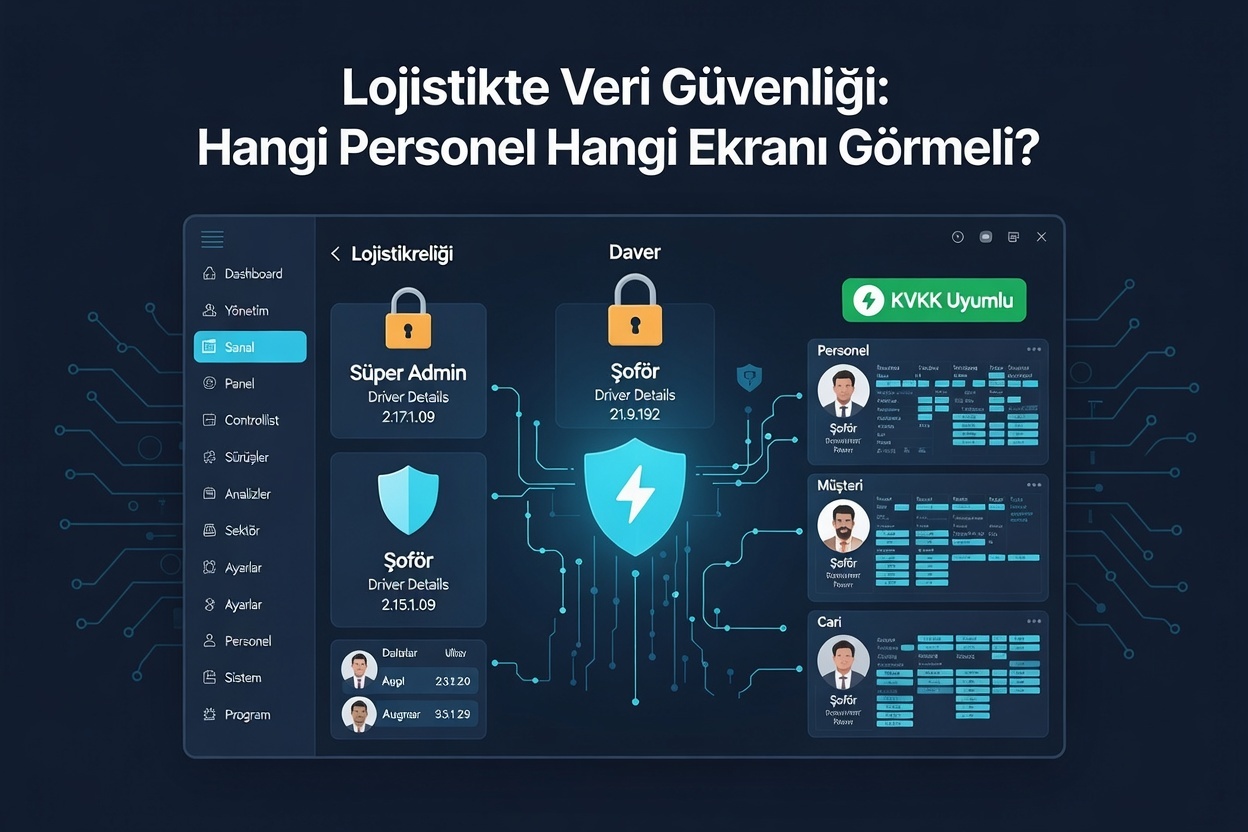 Lojistikte Veri Güvenliği: Hangi Personel Hangi Ekranı Görmeli?